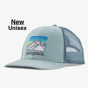 NEW PATAGONIA LINE LOGO RIDGE LOPRO TRUCKER HAT thermal blue & Tag Unisex ⭐️